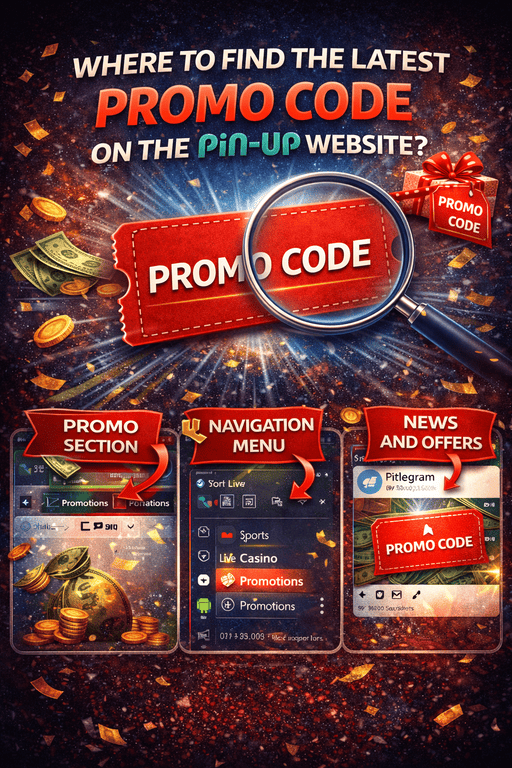 Де знайти актуальний промокод на сайті PinUp через офіційний промо-розділ, повідомлення в акаунті, email-розсилки та інші безпечні джерела